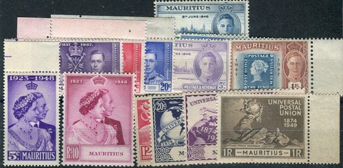 Mauritius kgvi coronation - kgvi,