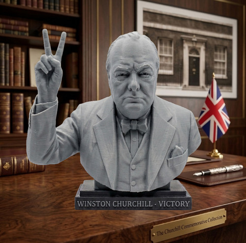 Winston churchill victory - churchill, bust