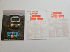 SCANIA LB 141 LBT 141 TRUCK SALES BROCHURE 1977