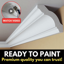 Coving Cornice Molding  XPS Polystyrene BFA1 Lightweight Ceiling Wall Decor 2M