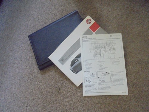 Vauxhall vxr8 handbook - vauxhall,