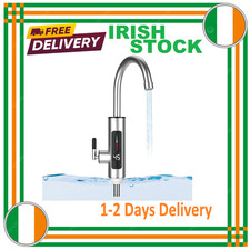Electric Heating Tap Kitchen Bathroom Fast Instant Hot Water Heater Faucet 360°