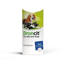 Droncit Dog Cat Tapeworm Worming Tablets Wormer (50mg Tablet - AVM-GSL)