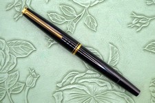 Montblanc black piston filler