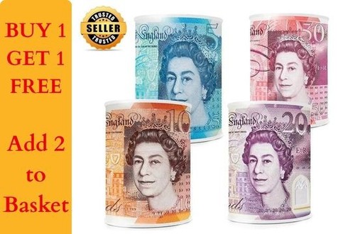 Money box tin 10 - money,