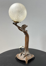 Art nouveau lady figurine - lady,