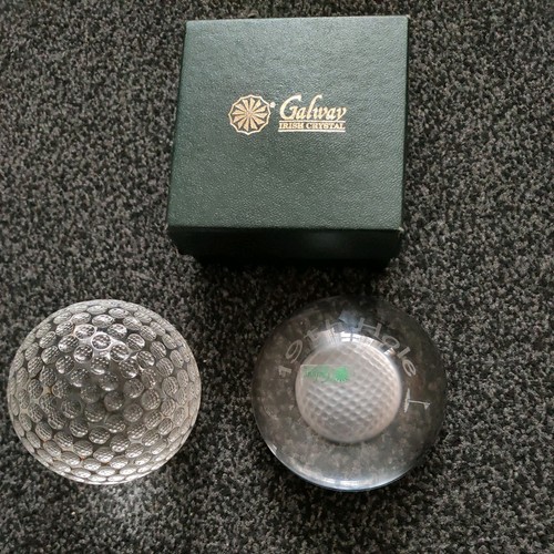 Galway crystal golfing - crystal,