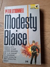 MODESTY BLAISE . Peter O'Donnell . Movie tie in . Pan Books . 1966. 