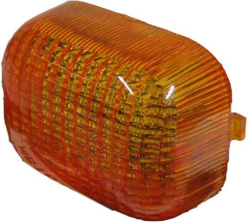 Indicator lens front amber - front, l/h