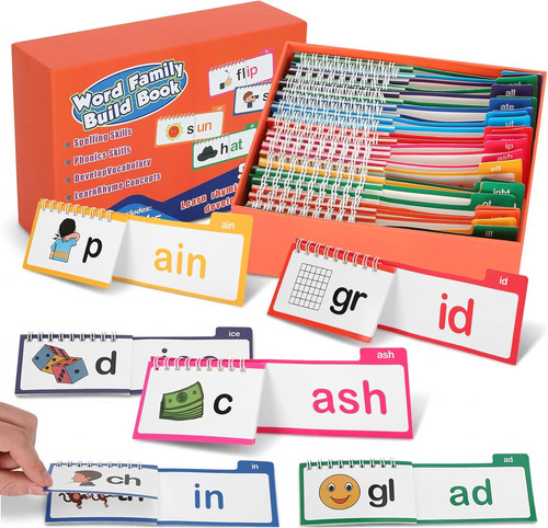 Phonics flash cards word - phonics,