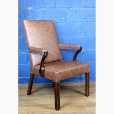 An Antique Mahogany Library