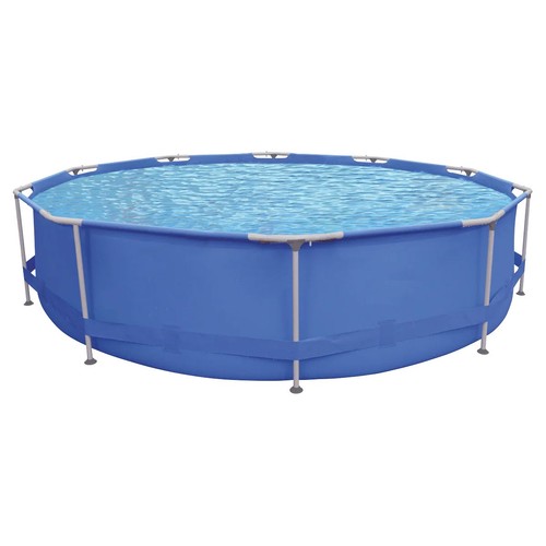 Frame swimming pool 12ft steel - swimming,