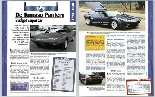 Tomaso pantera 1970 1980 - pantera, 1970/1980