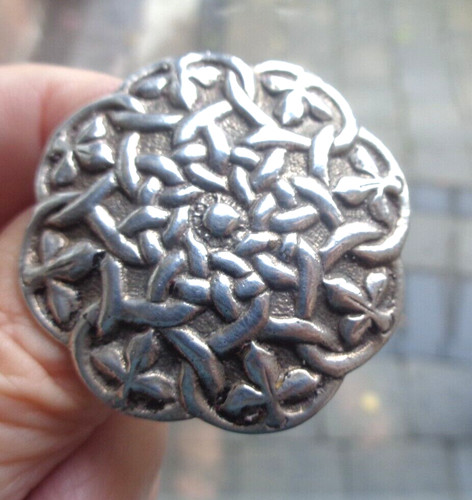 Silver scottish iona brooch - scottish,