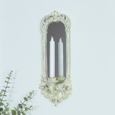 Ornate cream mirror wall