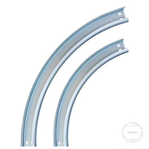 Garage door curved tracks - door,