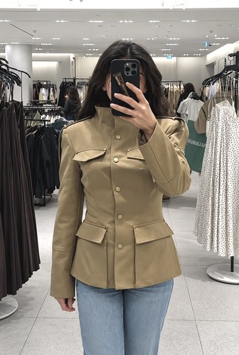 Zara fitted blazer with loops - fitted,