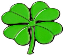4-Leaf Clover Badge Irish