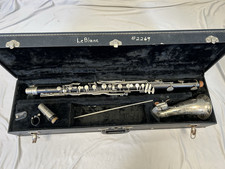 LEBLANC PARIS WOOD BASS CLARINET + SELMER PARIS MOUTHPIECE + CASE