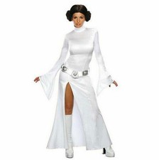 Adult Womens Star Wars Princess Leia Fancy Dress Costume Halloween CosplaySuits
