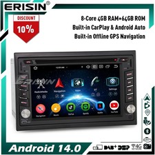 64GB Android 14 Double Din Car