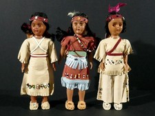 Vintage Dolls Native American