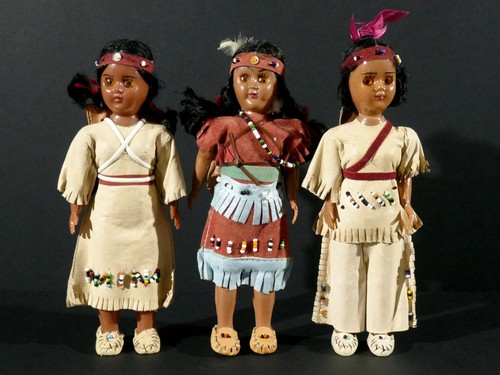 Vintage dolls native american - dolls,