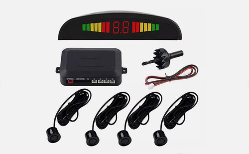 Car rear black - car, 4x