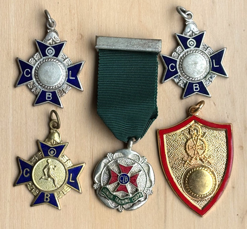 Church lads brigade badges - brigade, and