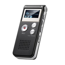 Voice Recorder Digital Dictaphone Audio Sound Recorder Mini Small Spy Lecture