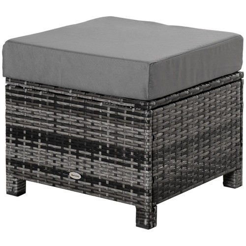 Rattan footstool wicker - footstool,