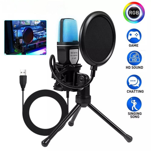 Gaming usb microphone rgb - usb,