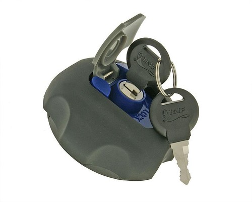 Fuel gas tank cap lockable - /,