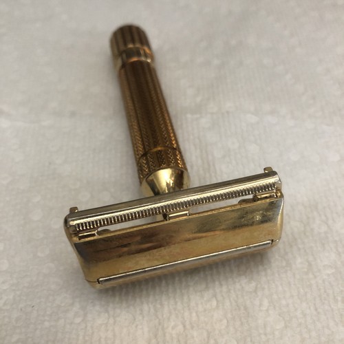 Vtg gillette aristocrat gold - vtg,