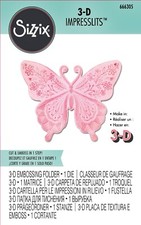 Sizzix Impresslits 3-D Floral Butterfly #666305 Retail $14.99