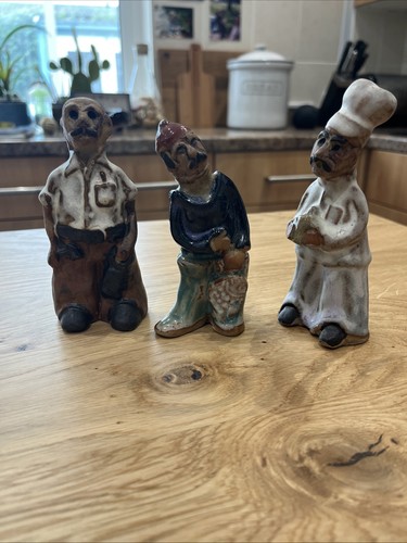 Vintage tremar pottery figures - vintage,