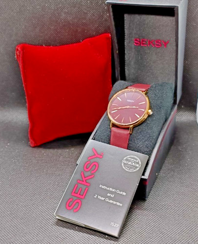 Seksy ladies maroon dial - seksy,