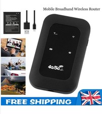 Portable Unlocked 5G LTE Wireless WiFi Router Mobile Broadband LCD MIFI Hotspot