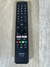 Genuine Toshiba Voice Remote Control CT-8555 for 49UA20 49UA2B 49UA3A 49UA4B TVs