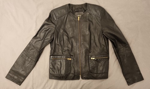 Women leather jaket - jaket, two