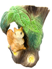 Hornsea England Pottery Squirrel Vase