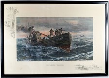 SNAFFLES, CHARLES JOHNSON PAYNE, 'GENTLEMEN UNAFRAID', COLOUR PRINT, SIGNED