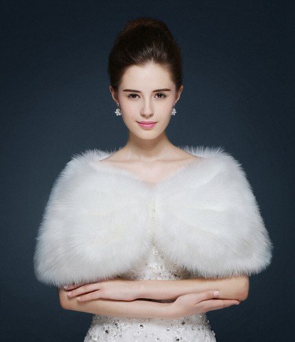 New white faux fur - new,