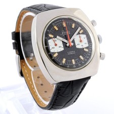 UNUSUAL CHRONOGRAPH BY RENIS ORIGINAL DIAL MANUAL WIND VALJOUX 7733 GENTS WATCH