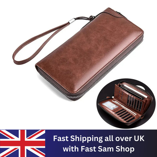 Bag men long zipper wallet - bag,