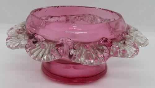 Cranberry pink clear glass - cranberry,