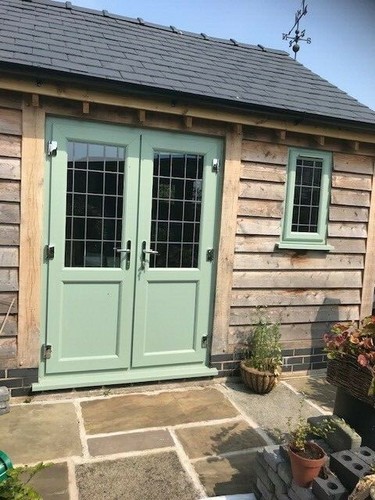 Oak framed garden office - framed, office/room