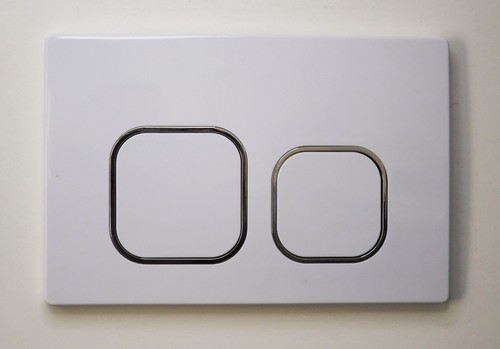 White abs flush plate - 7.1,