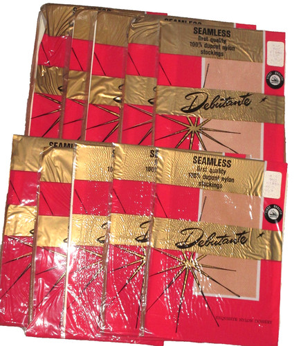 Vintage nylon stockings size - size, 9