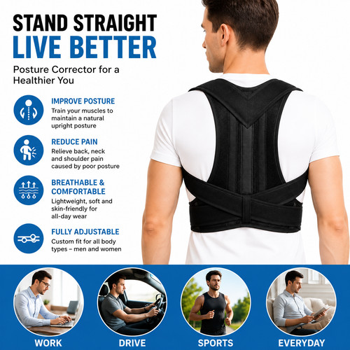 Adjustable back support belt - adjustable,